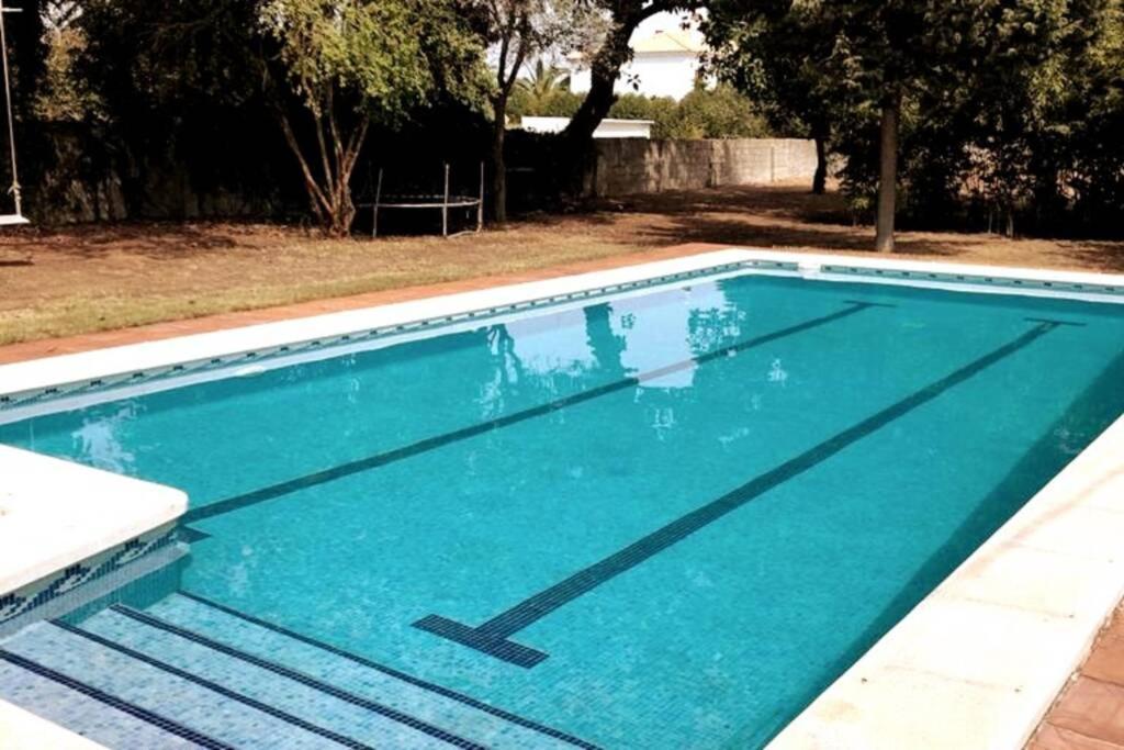Sagrado Corazón - Chalet con piscina, a 25m playa Sanlúcar de Barrameda Exterior foto